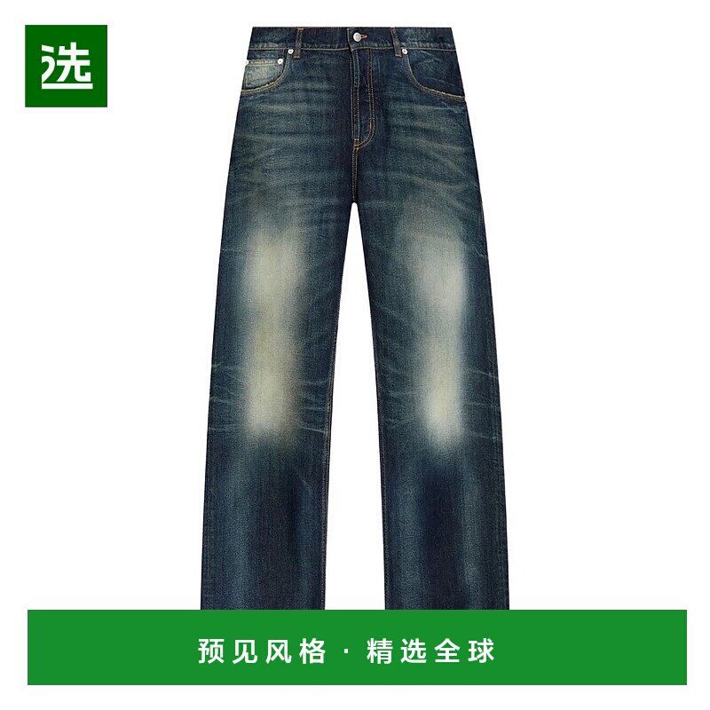 1h可退 香港直邮mcqueen 亚历山大&middot;麦昆 男士 宽腿牛仔裤 839142