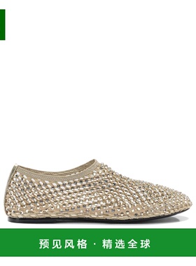 香港直邮STRATEGIA 女士芭蕾乐福鞋 R11DOLLYLIGHTBEIGEPLATINUM