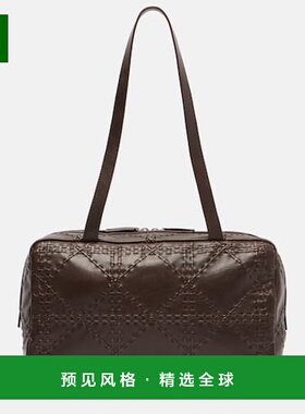 1h可退 香港直邮The Row 女士 Astra 皮革肩包 brown棕色 舒适时