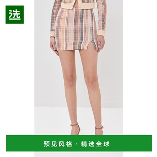 1h可退 香港直邮MISSONI 米索尼 女士 花呢半身裙  舒适时尚a字裙