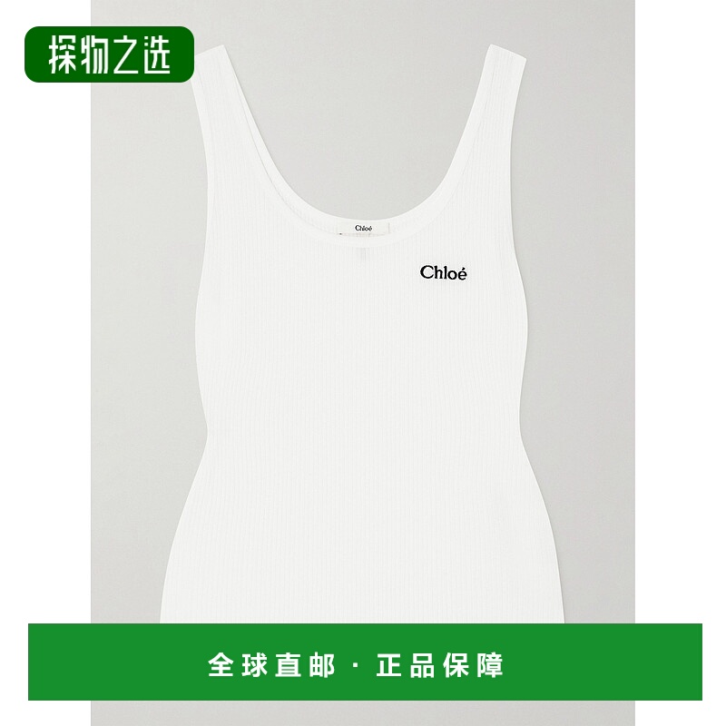 1h可退 香港直邮Chloe 蔻依 女士 徽标图案背心上衣 CH25SJH12180