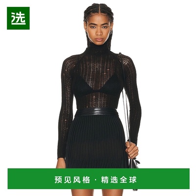 1h可退 香港直邮Alaïa 女士 高领上衣 AA9S02324M815 舒适时尚