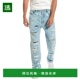美国直邮 FRAME Denim 1h可退 Gate 低腰宽松直筒