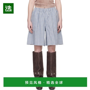 1h可退 香港直邮Baserange 女士 蓝色 Claude 短裤 SSCLOCSP26