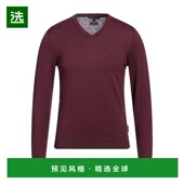 香港直邮Armani red红色 Exchange 1h可退 男士 毛衣 舒适时尚