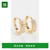 metal金属色 1h可退 舒适 Teagan 贴耳耳环 香港直邮Shashi 女士