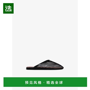 香港直邮AlaÏa 女士 渔网平底穆勒鞋 AA3M081TK007新款拖鞋