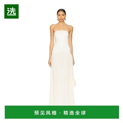 1h可退 香港直邮Weworewhat 女士 束腰透视中长连衣裙 WWD16001