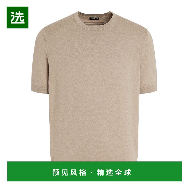香港直邮Zegna 短袖T恤 UFC90A9C10正品高档显瘦小众透气舒适百搭