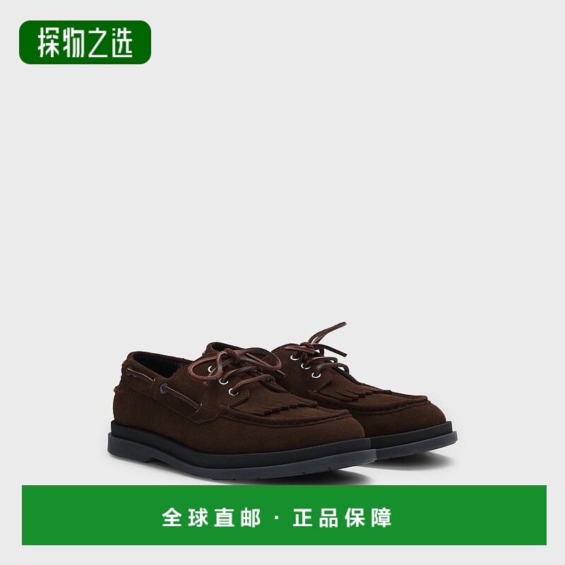 欧洲直邮HUGO BOSS雨果HUGO RED流苏绒面革乐福鞋男鞋