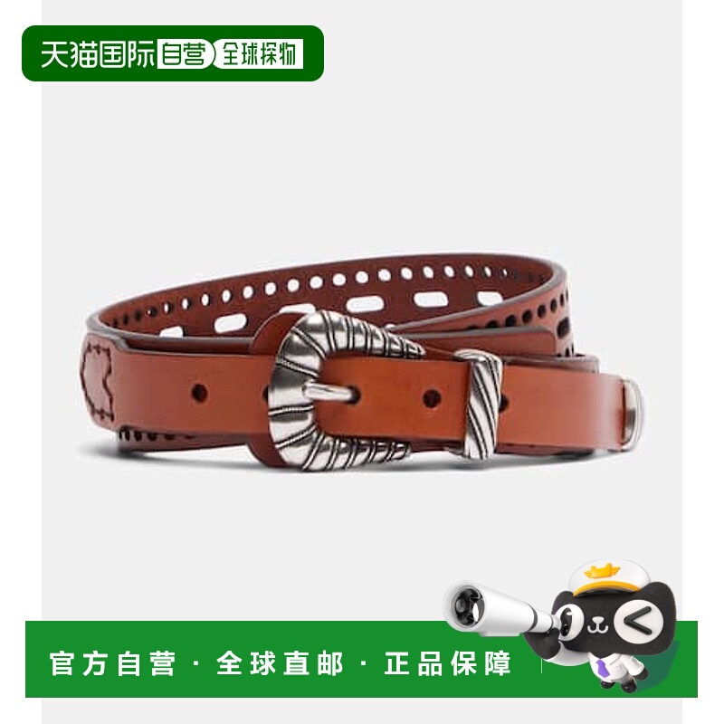 1h可退 香港直邮Etro 艾特罗 女士 Western 皮带腰带 brown棕色