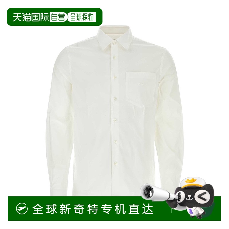 【99新未使用】欧洲直邮Prada/普拉达 男士 衬衫 简约百搭 休闲透