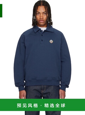 1h可退 香港直邮Casablanca 男士 海军蓝 Polo 衫 MAW25JTP40901