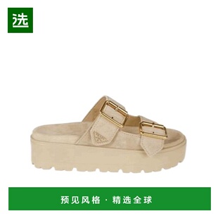 香港直邮PRADA 女士凉鞋 1XZ788054F045F0379 SS2026 棕色 厚底凉