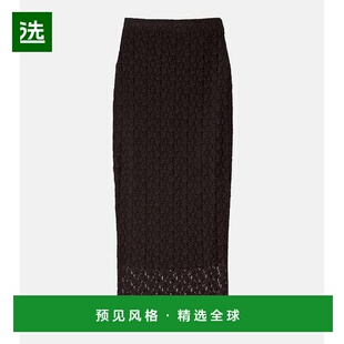 1h可退 香港直邮Velvet 女士 Mia 蕾丝中长半身裙 brown棕色 舒适