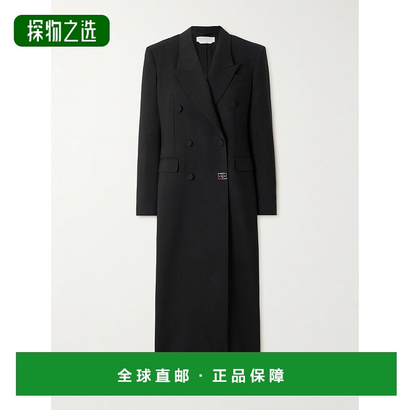 香港直邮Gabriela Hearst 女士 Julien 双排扣羊毛大衣 1256079W1