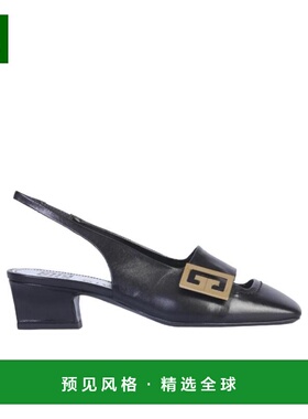 香港直邮Givenchy 金属徽标高跟鞋 BE401FE0LR纪梵希单鞋