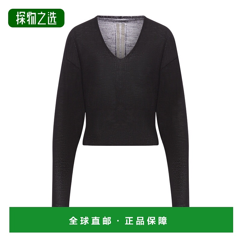 香港直邮Rick Owens V 领毛衣 RP02E4665M长袖