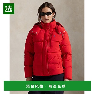 欧洲直邮RalphLauren拉夫劳伦 Polo连帽绗缝羽绒服