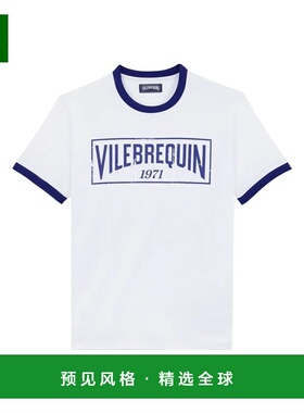 1h可退 香港直邮Vilebrequin 男士 棉质水手领T恤 VBMTS0007V1160
