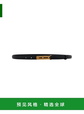 1h可退 香港直邮The Row 女士 Kuk 皮带腰带 black黑色 舒适时尚