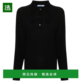羊绒 女士 POLO 针织长袖 P24F2E14XD 香港直邮Prada 毛衣 普拉达