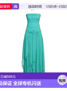 1h可退 香港直邮retrofete 女士 真丝连衣裙 green绿色 舒适时尚