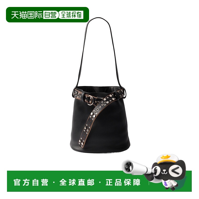 香港直邮Prada Buckle 水桶包 1BE0852HIEVSBB