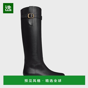 1h可退 欧洲直邮CELINE赛琳 Université小牛皮长筒靴