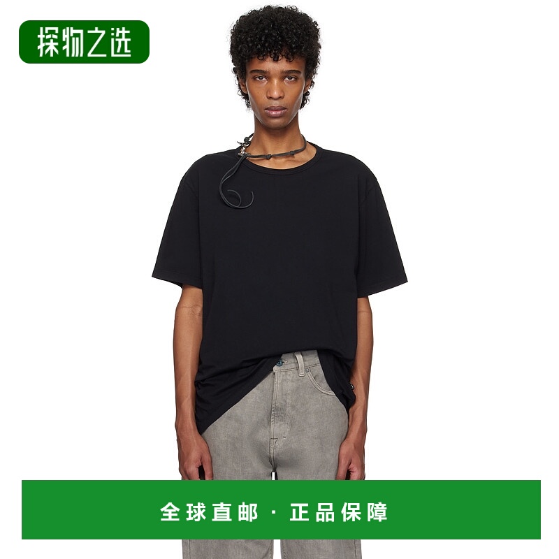 香港直邮Our Legacy 男士 黑色 New Box T 恤 M2206NBL