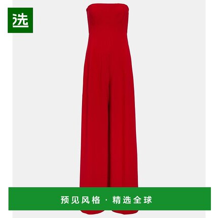 1h可退 香港直邮Staud 女士 Benjamin 抹胸阔腿连衣裤 001405