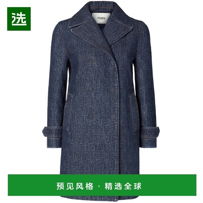 香港直邮FENDI 女士大衣 FLF842AW82F1UKI SS2026 蓝色