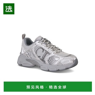 新款 1h可退 女士银色皮革运动鞋 迪奥 厚底 欧洲直邮Dior