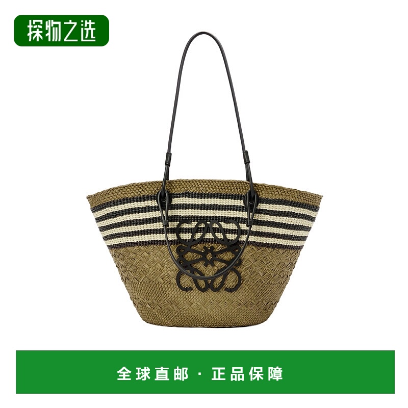 香港直邮Loewe Anagram Basket 中号徽标单肩包 A223T43X61