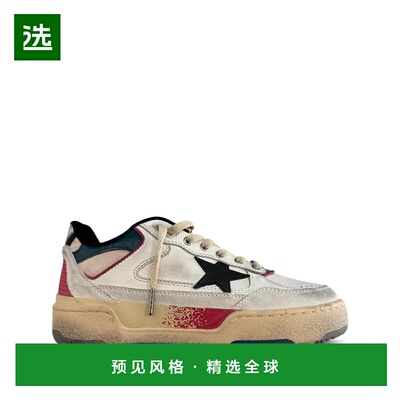 1h可退 香港直邮GOLDEN GOOSE 女士 Forty2 星星貼片低筒運動鞋 G