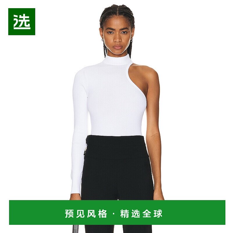 1h可退 香港直邮AlaÏa 女士 剪口长袖连体衣 AA9B01953M035性感