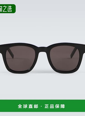 1h可退 香港直邮Saint Laurent 圣罗兰 男士 SL M124 方框太阳眼