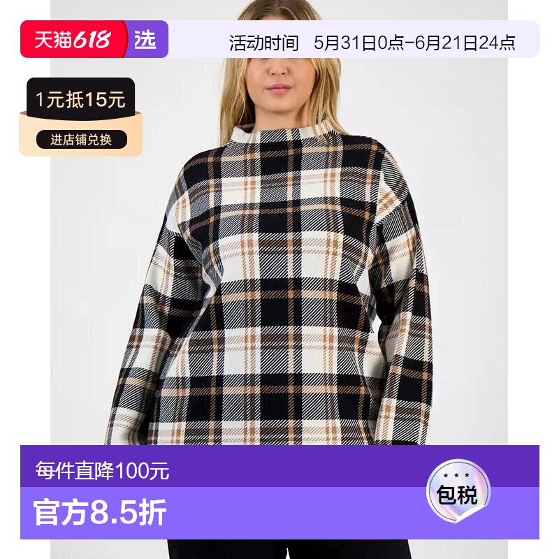 1h可退 【美国直邮】jones new york 女士 上装T恤长袖上衣女装