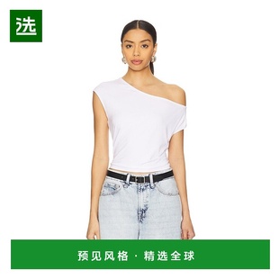 1h可退 香港直邮GOOD AMERICAN 女士 弹力针织不对称上衣 GT0617