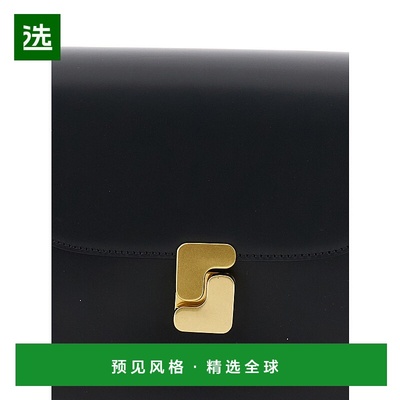 香港直邮Soeur 女士 'Bellissima Mini' on the 黑色带Logo正面皮