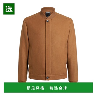 香港直邮Zegna Oasi Cashmere Elements 羊绒飞行员休闲夹克 UCT4