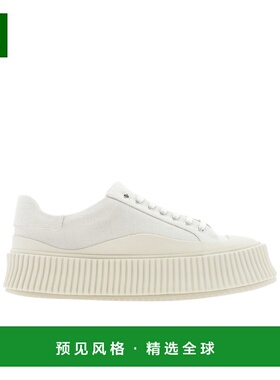 香港直邮Jil Sander 波浪纹厚底低帮板鞋 JS32108B14040