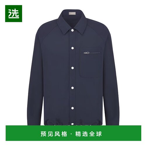 香港直邮Dior 按扣长袖衬衫 493C508A5834迪奥