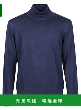 香港直邮FAY 男士针织衫 NMMC151248TCQR AW2025 蓝色 Fay Sweate