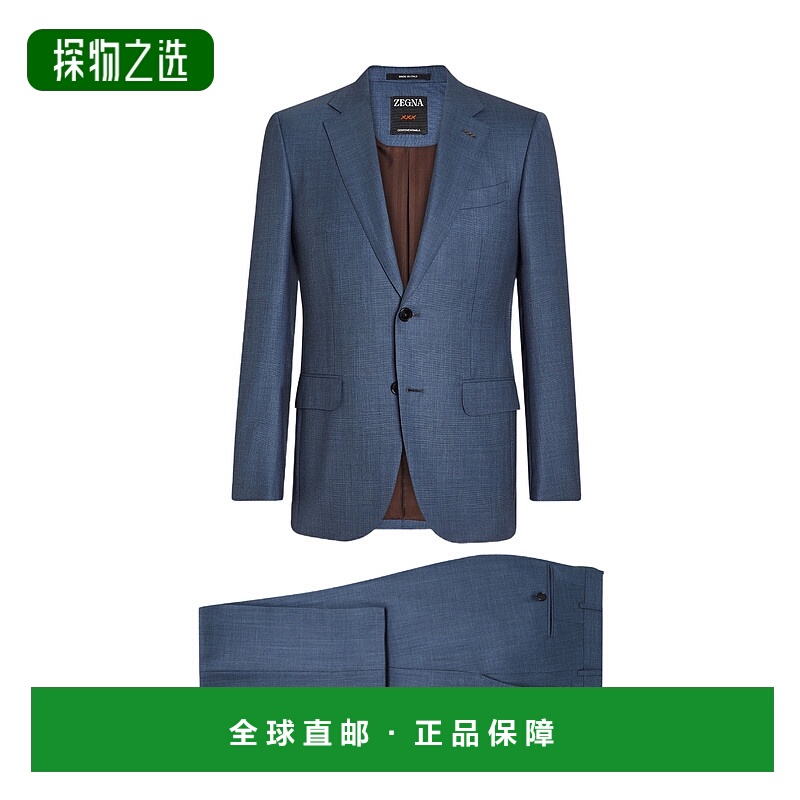 香港直邮Zegna CENTOVENTIMILA 羊毛西装套装 822N28A821L