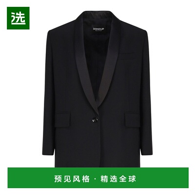 香港直邮DONDUP 女士西服 DJ586WF0174DXXX999 AW2023 黑色