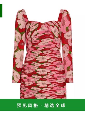 【美国直邮】Amur|Giulia 花卉长袖迷你连衣裙