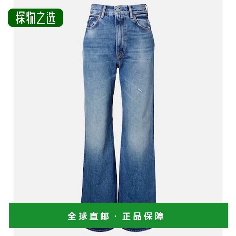 香港直邮Acne Studios 艾克妮 女士 高腰阔腿牛仔裤