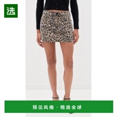 90s 1h可退 豹纹迷你半身裙 女士 Good 香港直邮GOOD AMERICAN