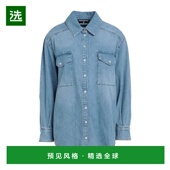 1h可退 luca女士外套牛仔连帽纯色休闲时尚 美国直邮 patrizia